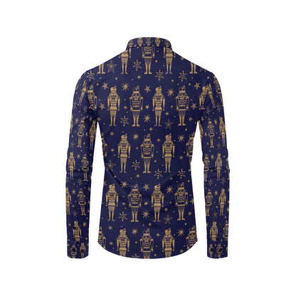 Nutcracker Pattern Print Design A05 Men's Long Sleeve Shirt