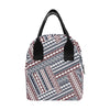 Polynesian Tribal line Insulated Lunch Bag