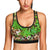 Camouflage Realistic Tree Fresh Print Sports Bra