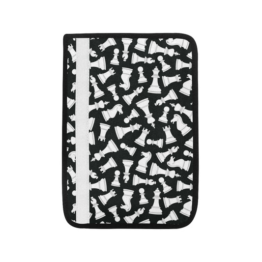 Chess Pattern Print Design 01 Car Seat Belt Cover