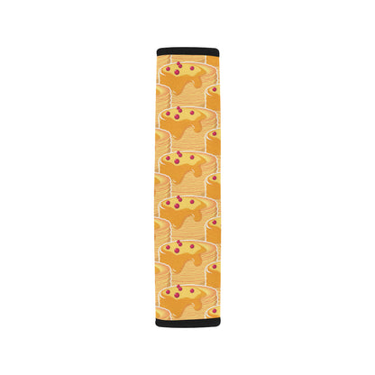 Pancake Pattern Print Design A04 Car Seat Belt Cover