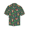 Hedgehog Cactus Pattern Print Design 04 Men's Hawaiian Shirt