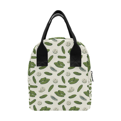 Cucumber Pattern Print Design CC05 Insulated Lunch Bag