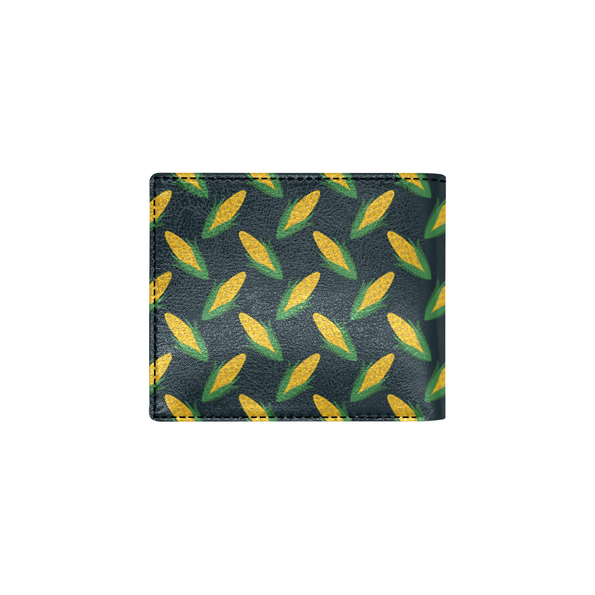 Corn Pattern Print Design 02 Men's ID Card Wallet