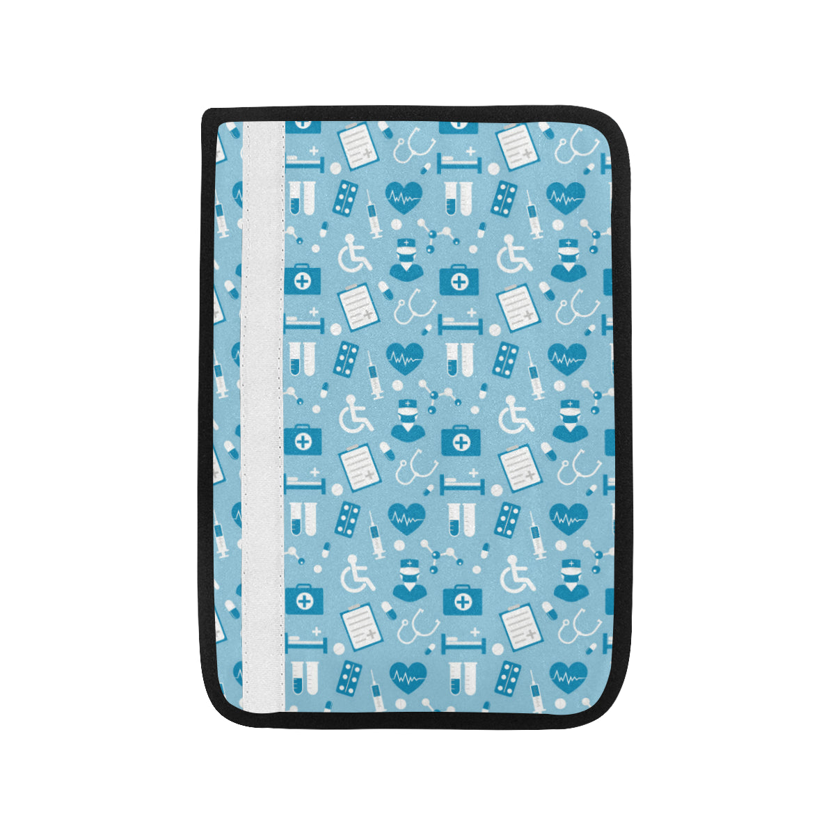 Medical Pattern Print Design 05 Car Seat Belt Cover