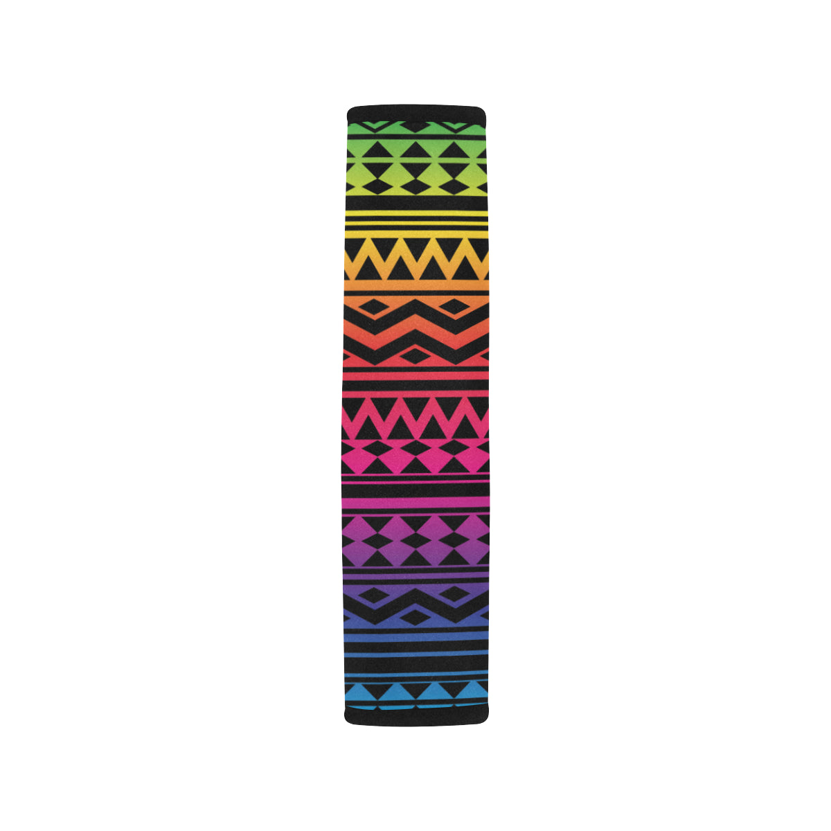 Rainbow Tribal Pattern Print Design A02 Car Seat Belt Cover