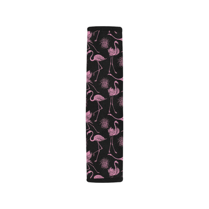Flamingo Pink Print Pattern Car Seat Belt Cover