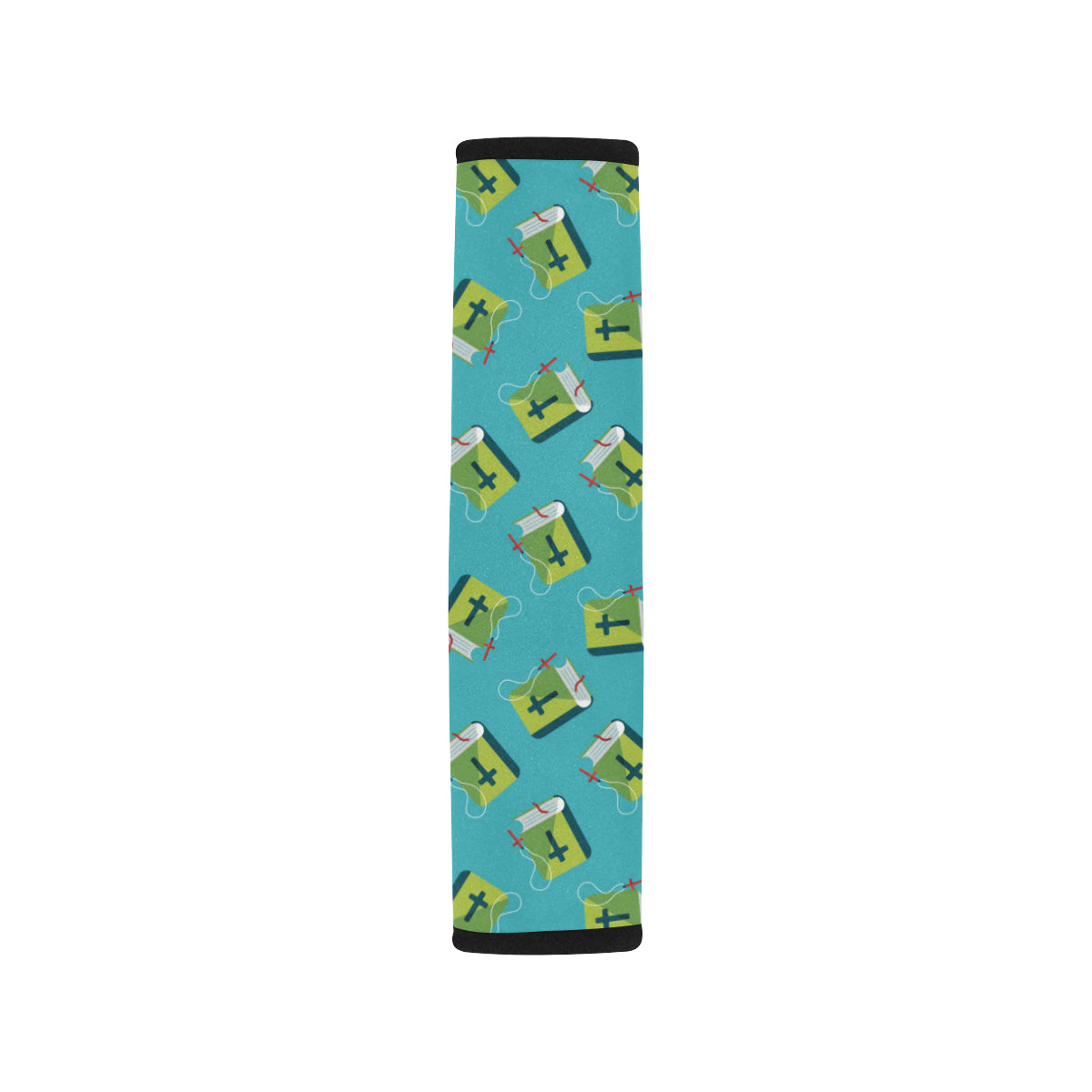 Bible Pattern Print Design 01 Car Seat Belt Cover