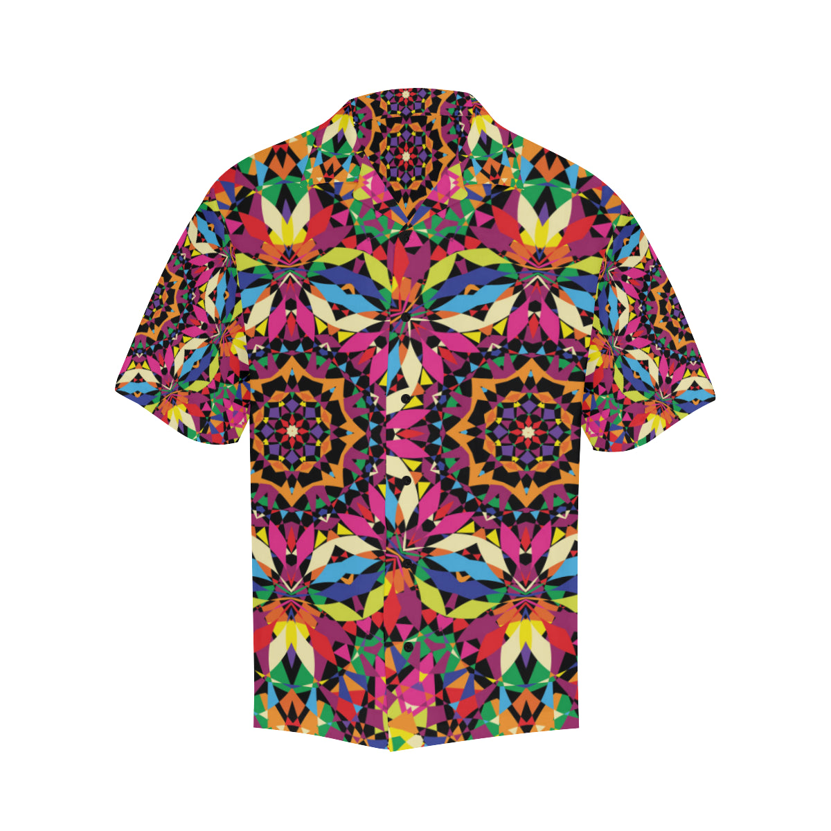 Kaleidoscope Pattern Print Design 02 Men's Hawaiian Shirt