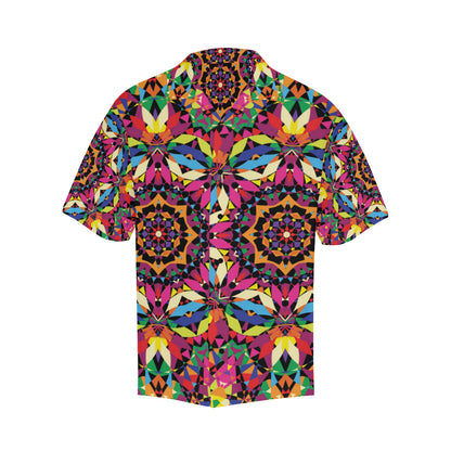 Kaleidoscope Pattern Print Design 02 Men's Hawaiian Shirt