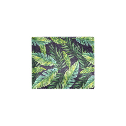 Tropical Flower Pattern Print Design TF06 Men's ID Card Wallet