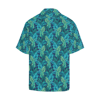 Banana Leaf Pattern Print Design 06 Men's Hawaiian Shirt
