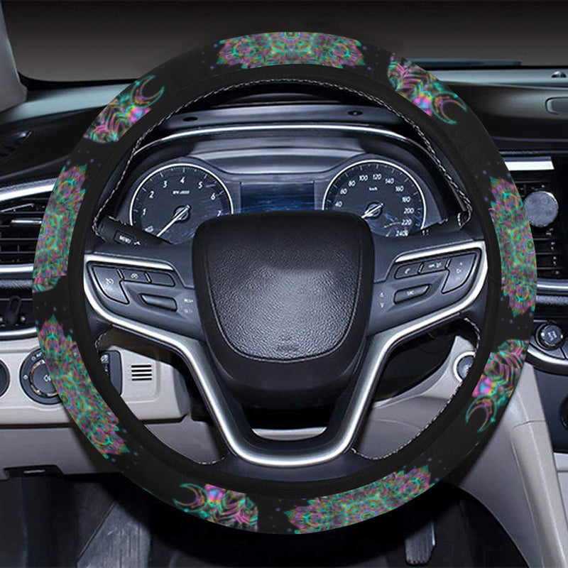 Dream Catcher Colorful Hand Draw Steering Wheel Cover with Elastic Edge