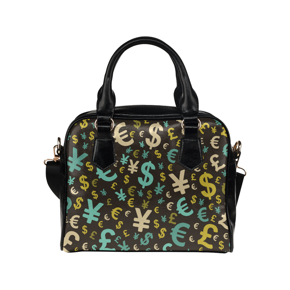 Money Pattern Print Design 01 Shoulder Handbag