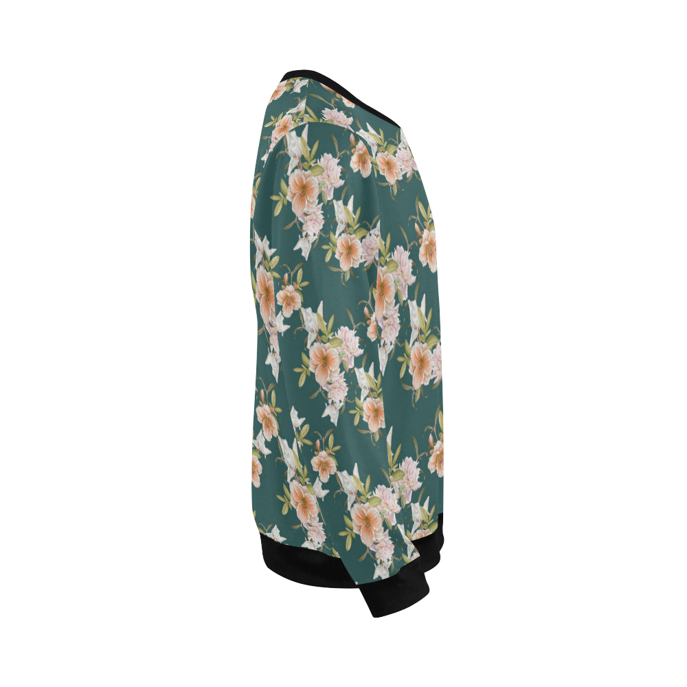 Iris Pattern Print Design IR01 Men Long Sleeve Sweatshirt