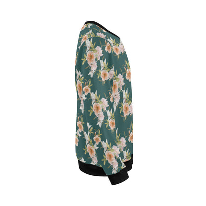 Iris Pattern Print Design IR01 Men Long Sleeve Sweatshirt