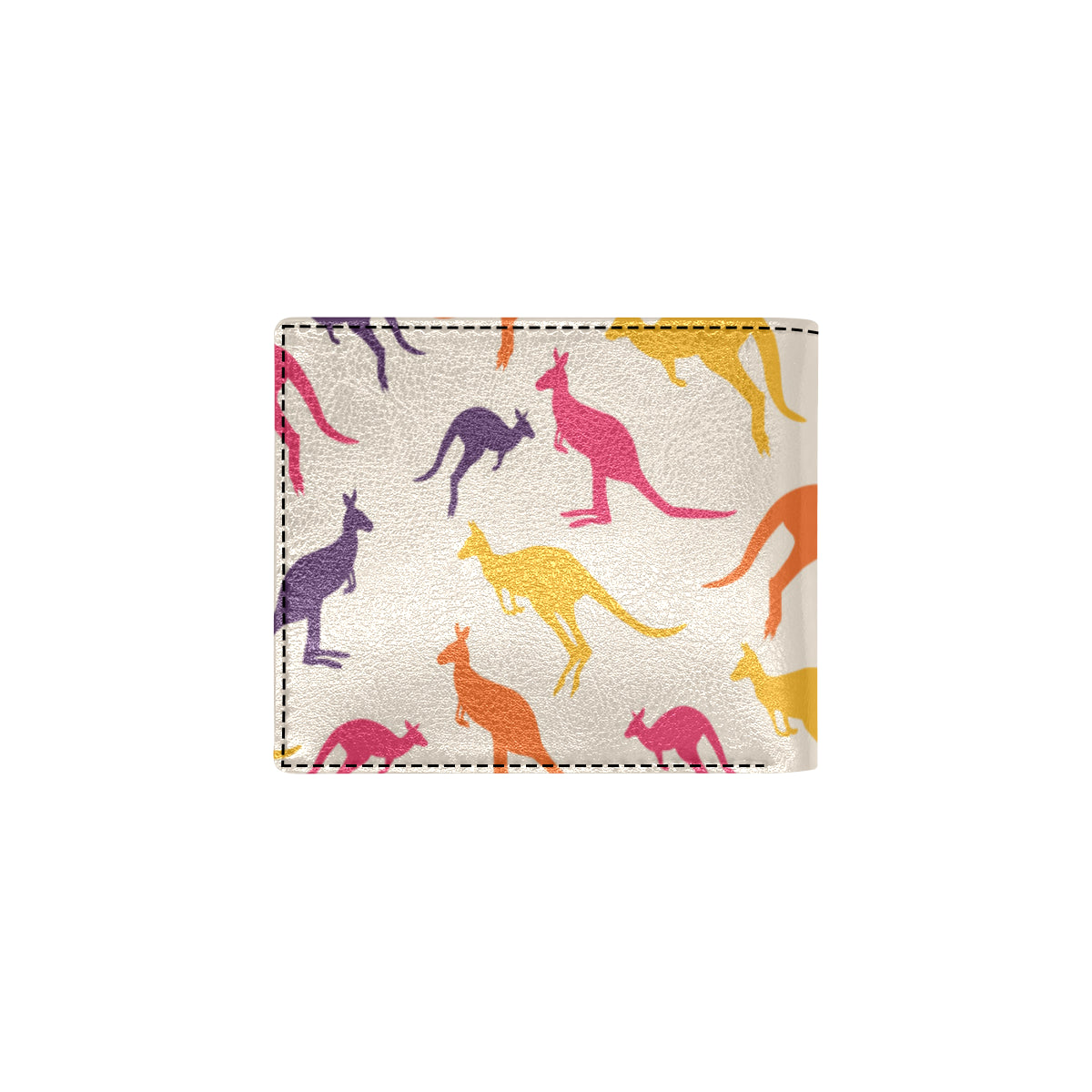 Kangaroos Pattern Print Design 01 Men's ID Card Wallet