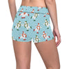 Polar Bear Pattern Print Design PB07 Yoga Shorts