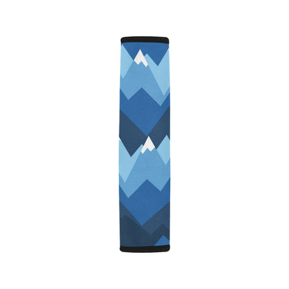 Mountain Pattern Print Design 04 Car Seat Belt Cover