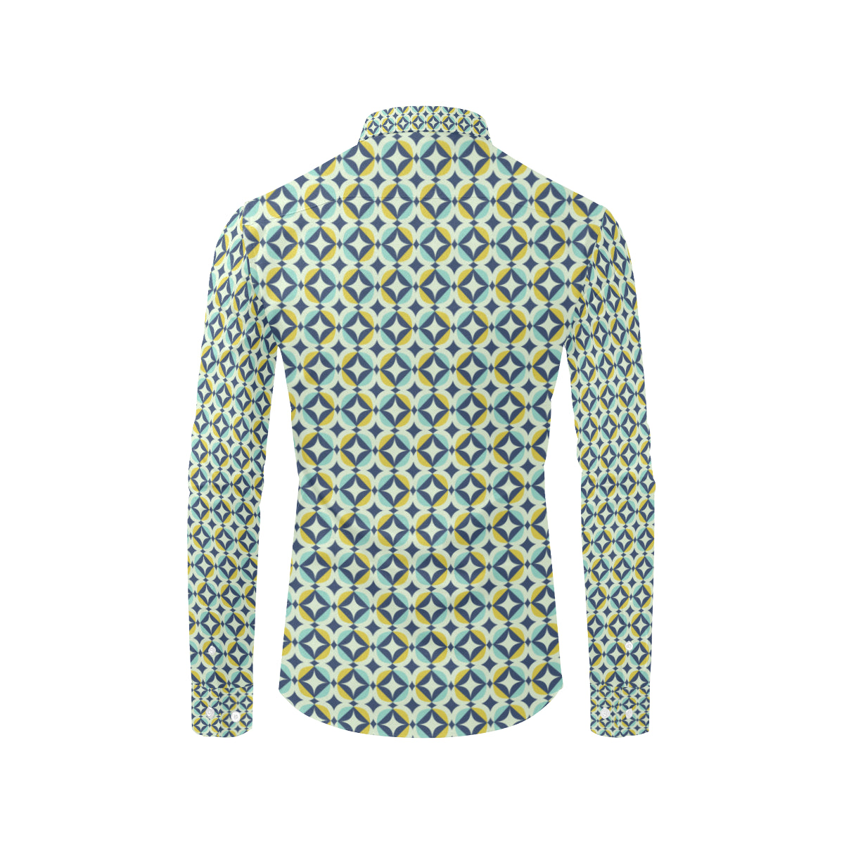 Swedish Design Pattern Men's Long Sleeve Shirt