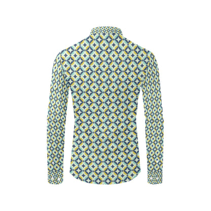 Swedish Design Pattern Men's Long Sleeve Shirt
