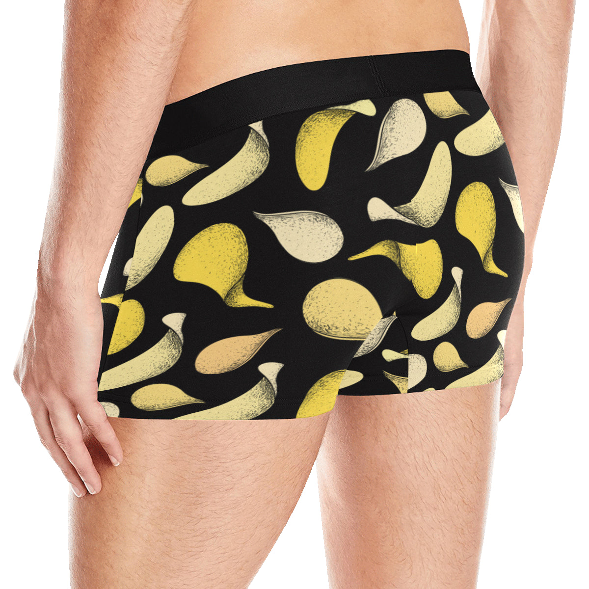 Potato Pattern Print Design A02 Men's Boxer Briefs