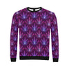 lotus Pattern Print Design LO01 Men Long Sleeve Sweatshirt