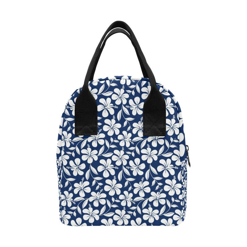 Hibiscus Pattern Print Design HB031 Insulated Lunch Bag