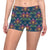 lotus Boho Pattern Print Design LO04 Yoga Shorts