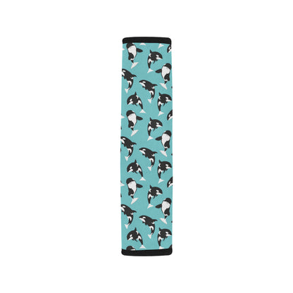 Whale Action Design Themed Print Car Seat Belt Cover