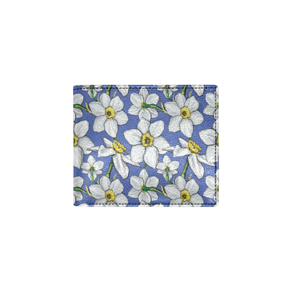 Daffodils Pattern Print Design DF08 Men's ID Card Wallet