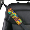 Kente Pattern Print Design 03 Car Seat Belt Cover