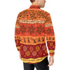 African Pattern Print Design 04 Men's Long Sleeve Shirt