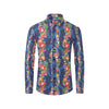 Hawaiian Themed Pattern Print Design H04 Men's Long Sleeve Shirt