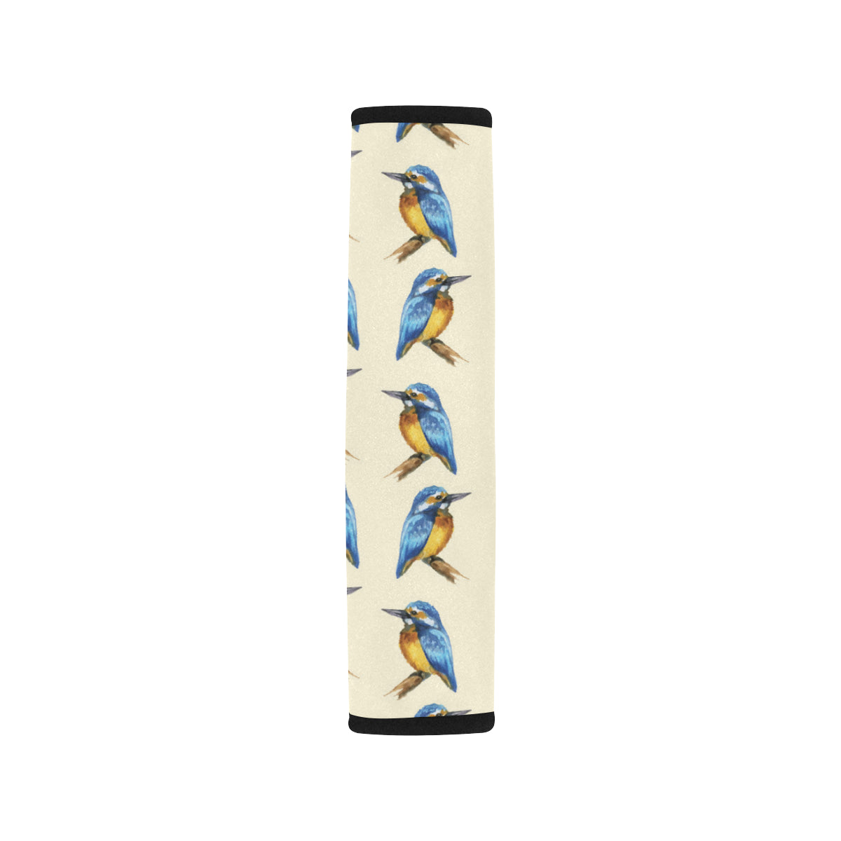 Kingfisher Pattern Print Design 01 Car Seat Belt Cover