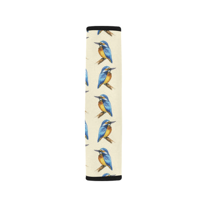 Kingfisher Pattern Print Design 01 Car Seat Belt Cover