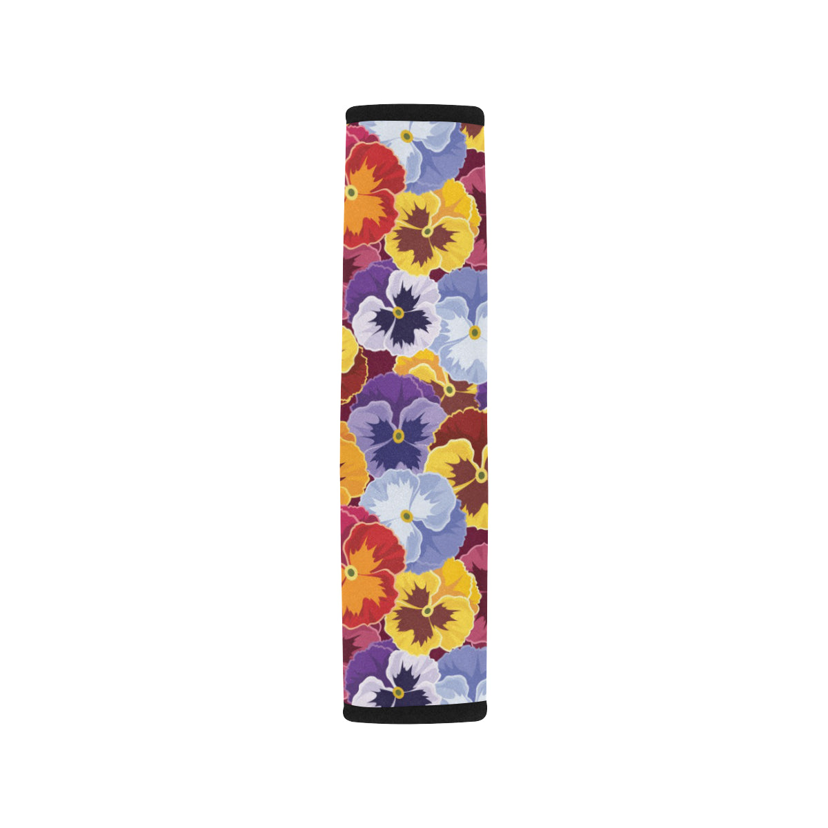 Pansy Pattern Print Design PS01 Car Seat Belt Cover