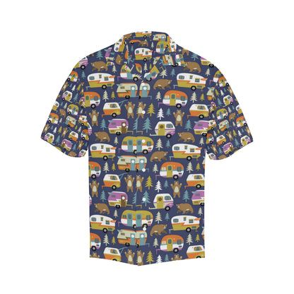 Camper Pattern Print Design 04 Men's Hawaiian Shirt