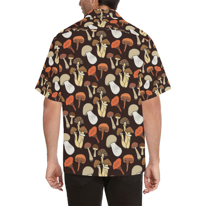 Mushroom Pattern Print Design A05 Men's Hawaiian Shirt