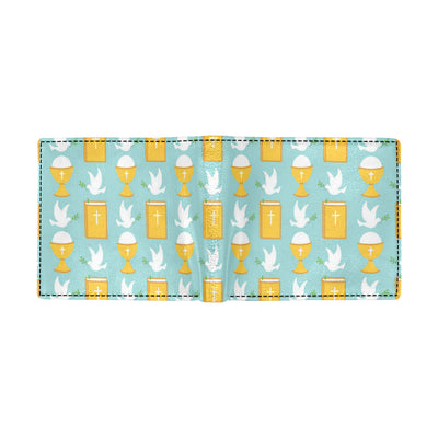 Christian Pattern Print Design 02 Men's ID Card Wallet