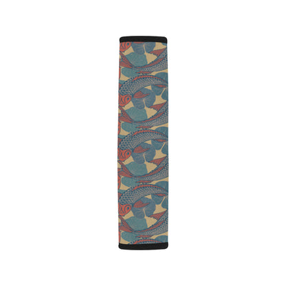 Pisces Pattern Print Design A01 Car Seat Belt Cover