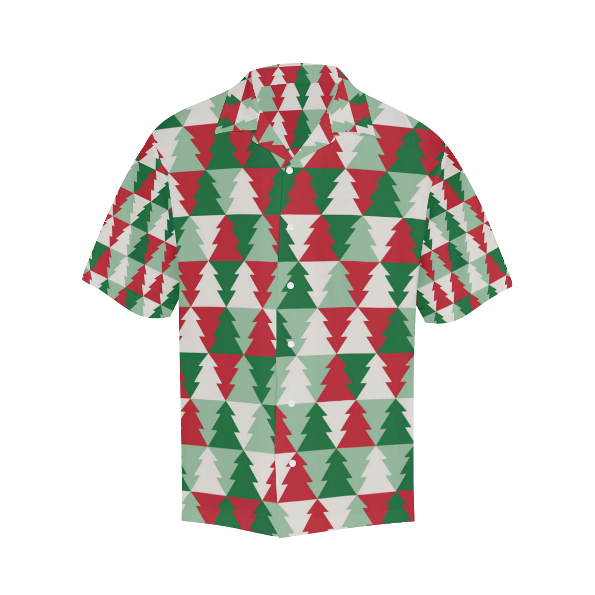 Christmas Tree Pattern Print Design 01 Men's Hawaiian Shirt