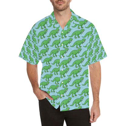 T Rex Pattern Print Design A01 Men's Hawaiian Shirt