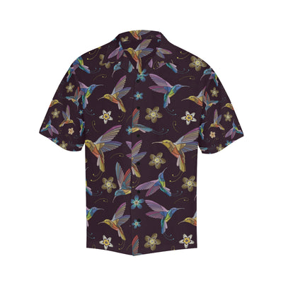 Hummingbird Pattern Print Design 04 Men's Hawaiian Shirt