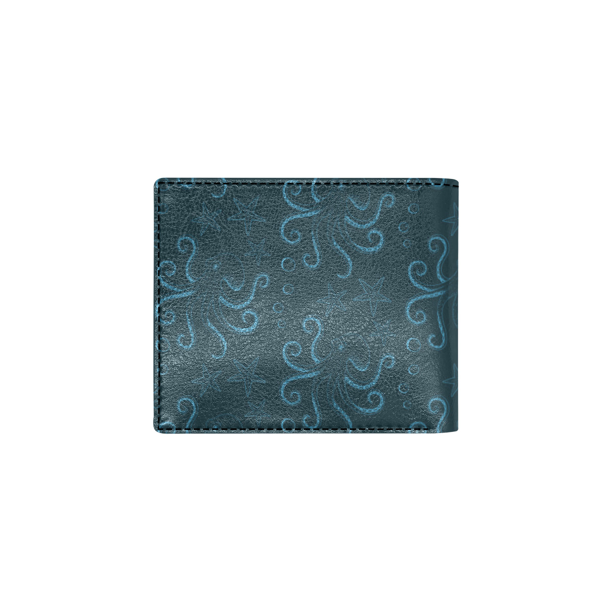Octopus Pattern Print Design A05 Men's ID Card Wallet