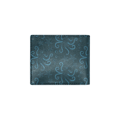 Octopus Pattern Print Design A05 Men's ID Card Wallet