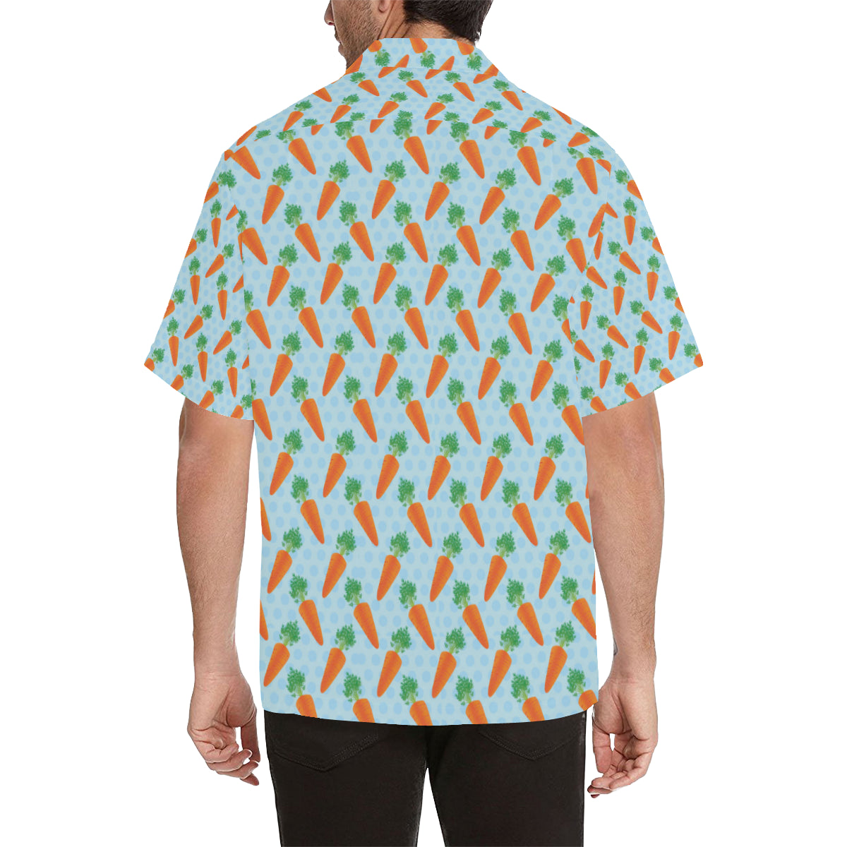 Carrot Pattern Print Design 01 Men's Hawaiian Shirt