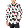 Affenpinscher Pattern Print Design 01 Men's Long Sleeve Shirt