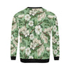 Apple blossom Pattern Print Design AB02 Men Long Sleeve Sweatshirt