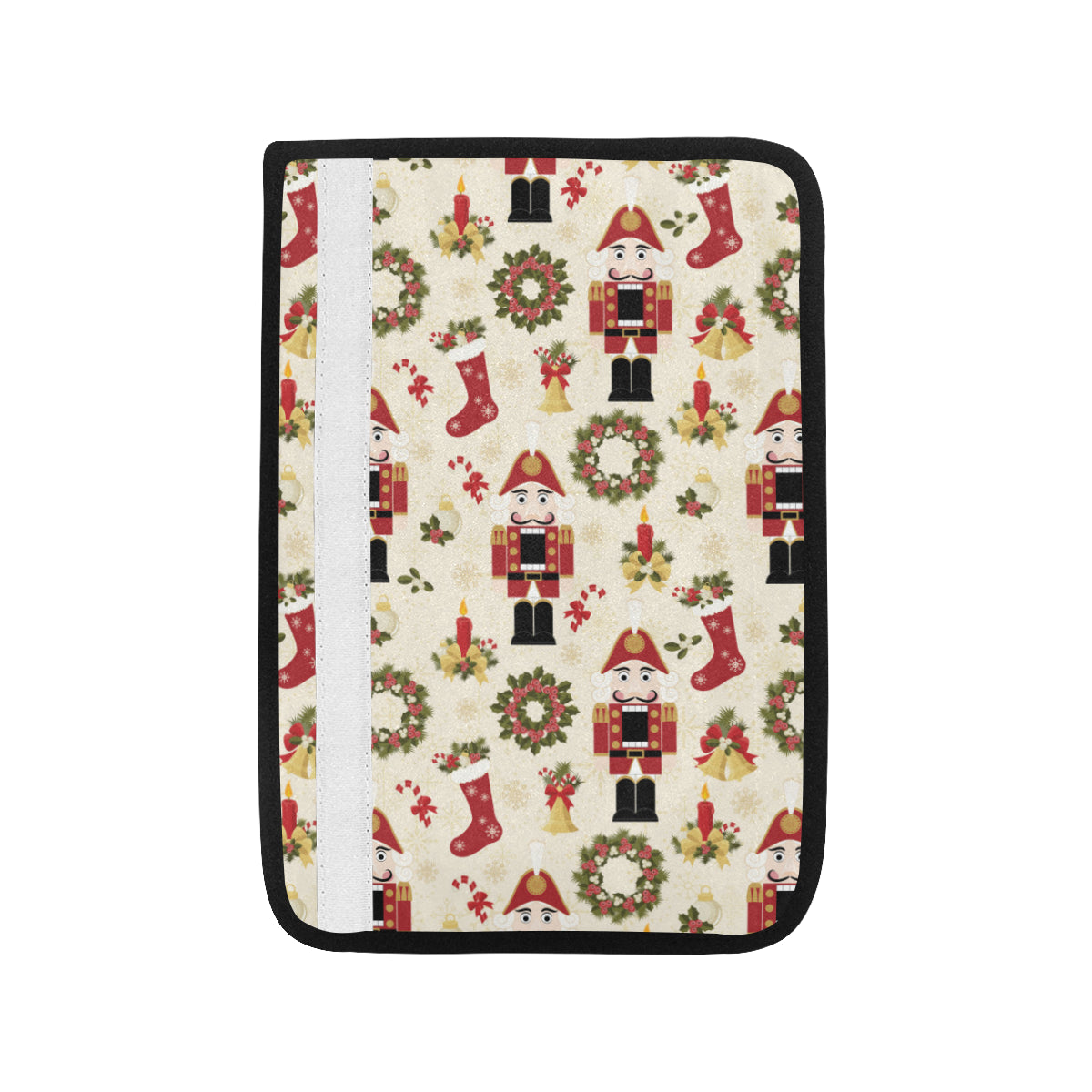 Nutcracker Pattern Print Design A01 Car Seat Belt Cover